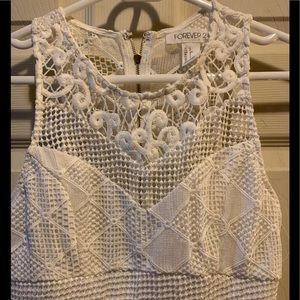 Adorable Forever 21 little white dress